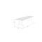 Bridgeport Folding Table, Blow Mold Table, Fold In Half, 96" x 30", White Color C778BP14WSL1X - alternate 4